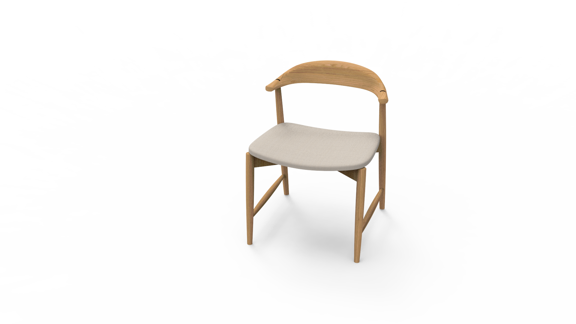 Alexander Rose Commercial Dana Side Chair with Fabric Seat Pad