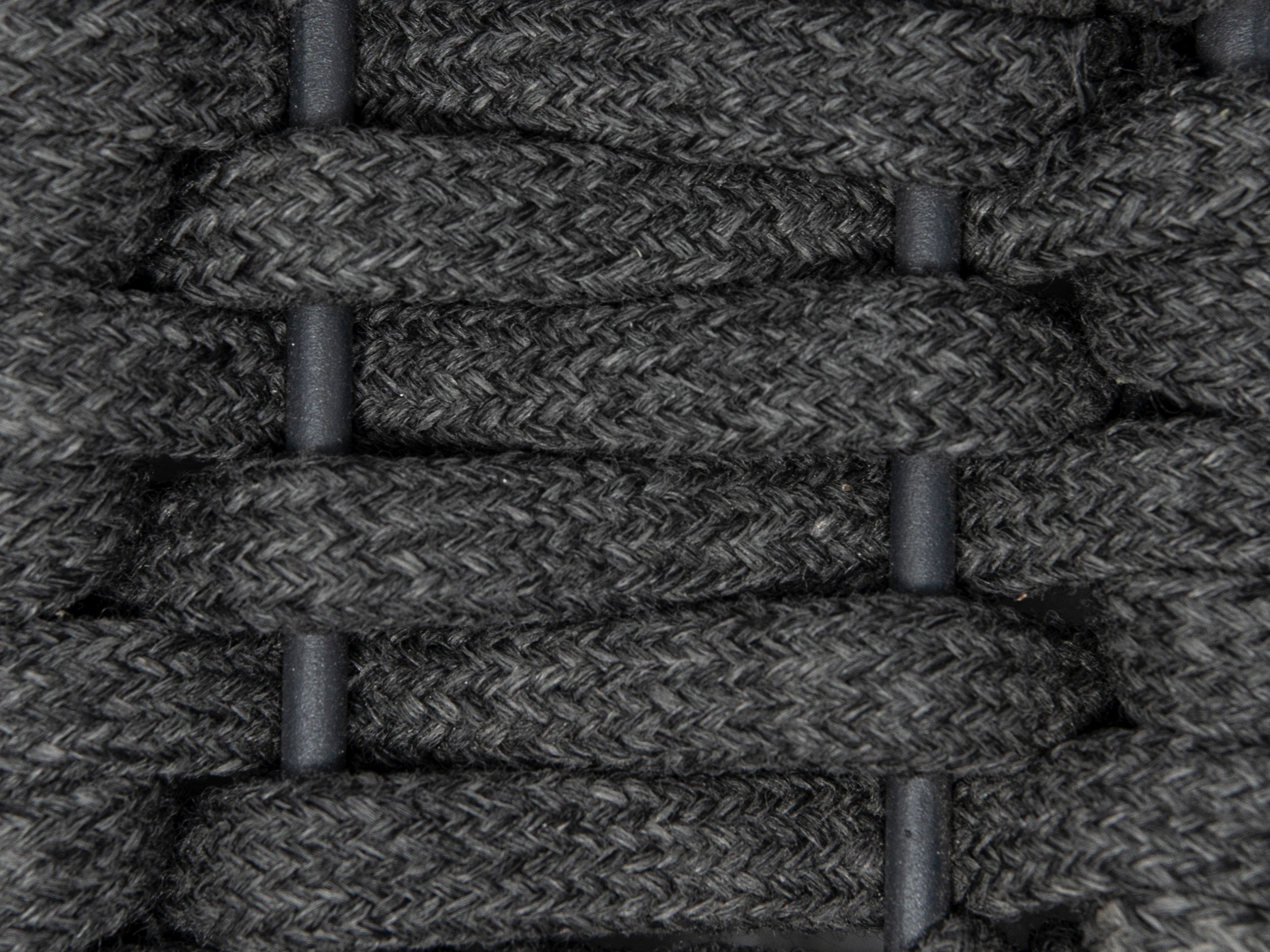 cordial grey rope close up