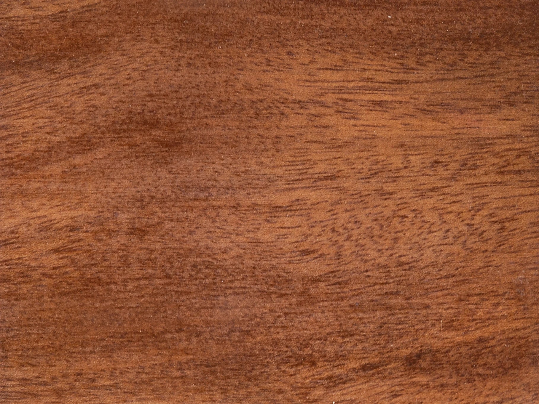 oiled mahogany timber close up